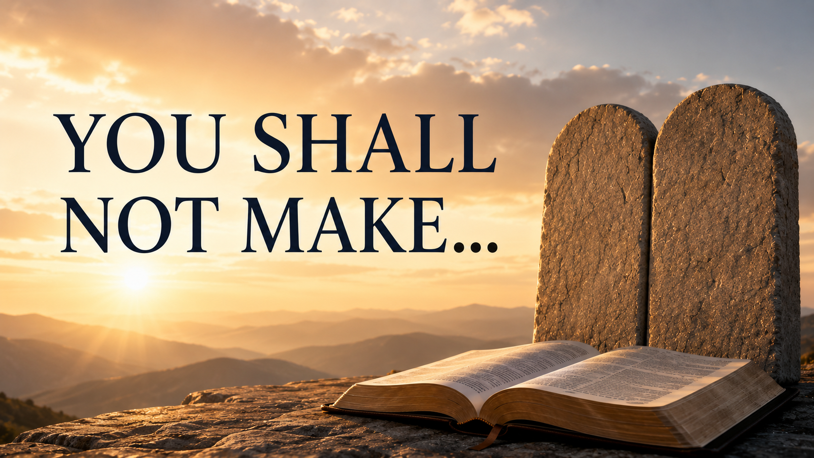 You Shall Not Make …